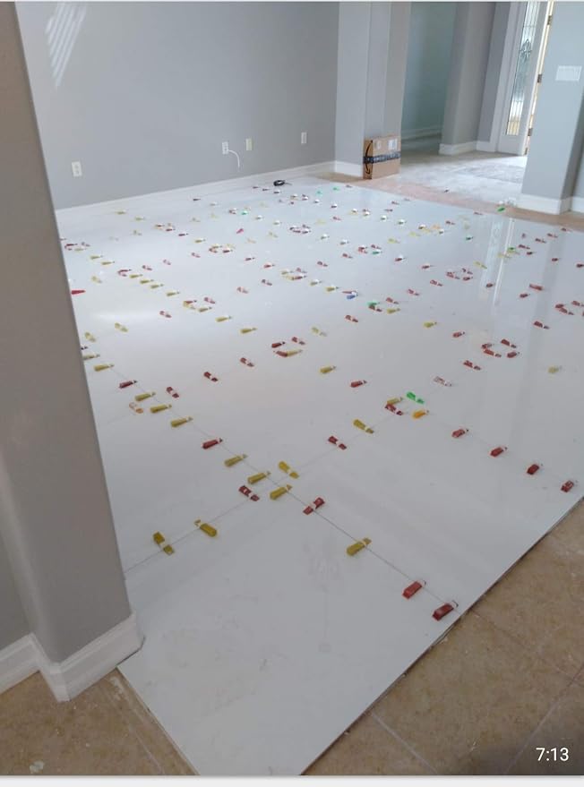 Tile Leveling System – ULTRA-THIN 0.5mm – 2000 Tile Spacers – Compatible - Image 9