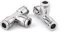 TAILONZ 304 Stainless Steel Tee 1/4" 1pcs | Fitting by TAILONZPNEUMATIC