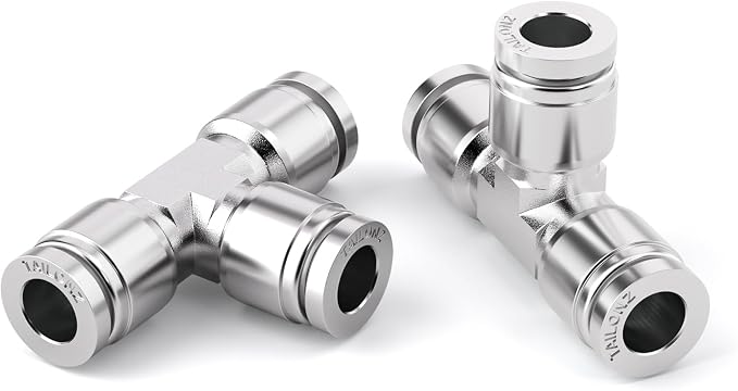 TAILONZ 304 Stainless Steel Tee 3/8" 1pcs | Fitting by TAILONZPNEUMATIC