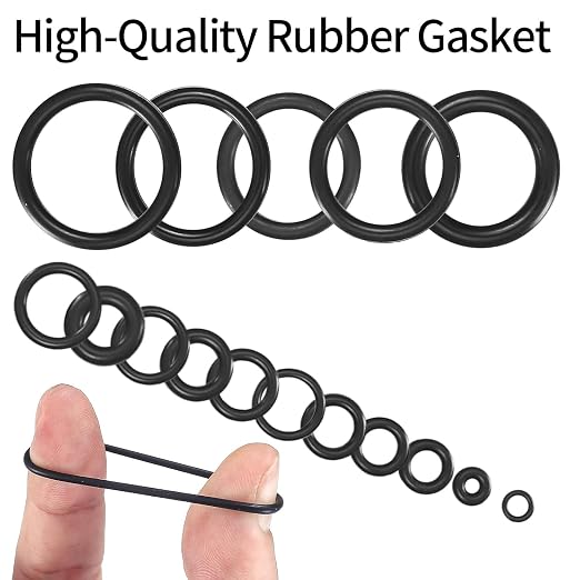 360 Pcs O Ring Assortment Kit, Rubber Washer Orings, Automotive, Air Gas - Image 3