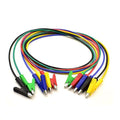 5Pcs 14 Gauge Jumper Wires Alligator Clips Heavy Duty Silicone Test Leads by zhenyu