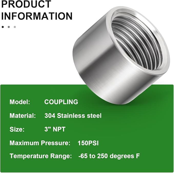 1PCS 304 Stainless Steel Cast Pipe Fitting - Image 5