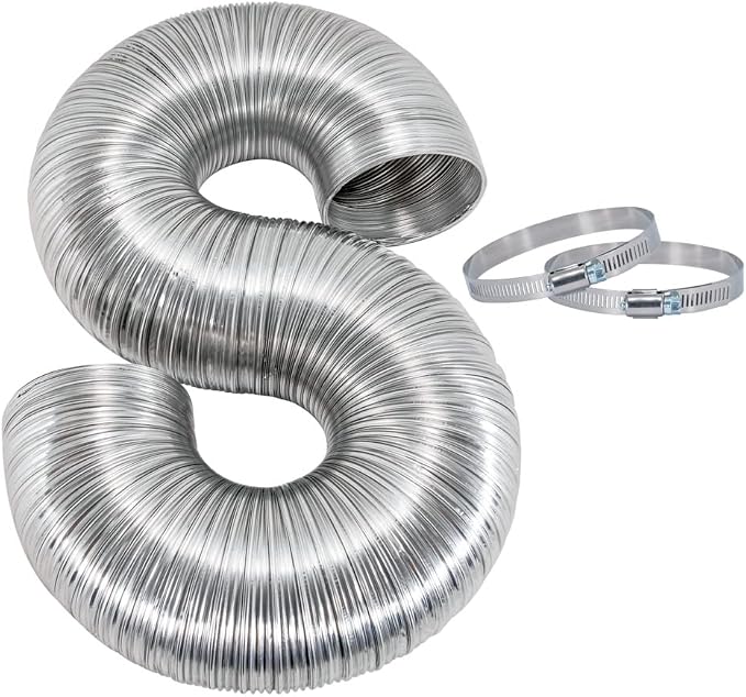 Eastman 8 Foot ArmorFlex Dryer Vent, Flexible Aluminum Duct - Image 12