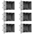 34Cu in. 2 Gang Adjustable Electrical Box | 6-Inch Length by 3-3/4-Inch Width by HUIXHAO