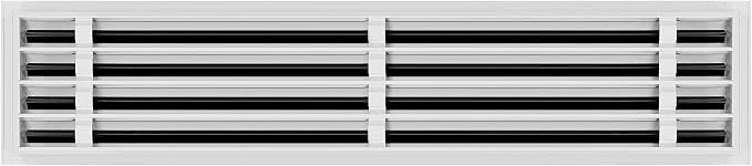 BUILDMART - 36x8 White Modern AC Vent Cover - Decorative Air Vent - Standard - Image 2