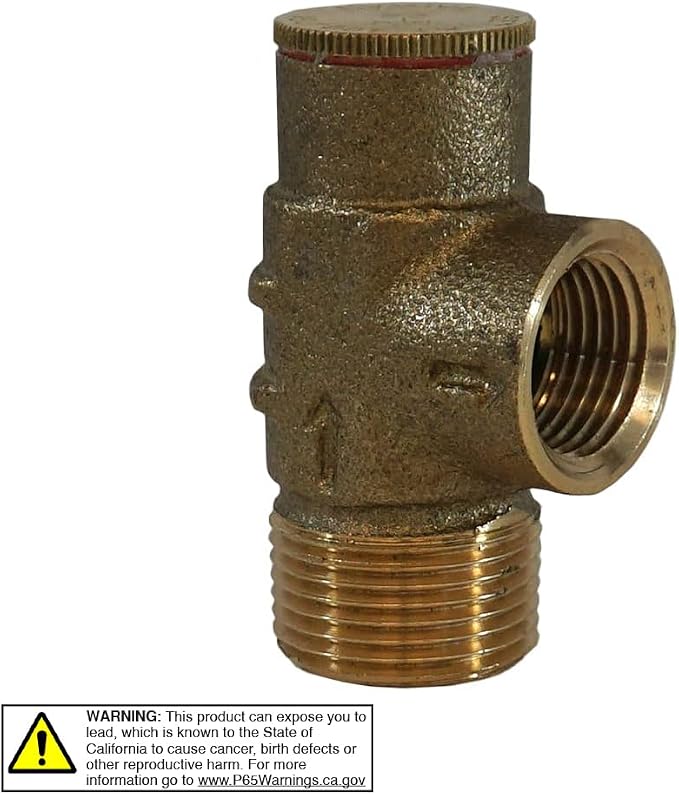 MFG PRVNL75100 3/4" Lead-Free Brass Pressure Relief Valve, 100 PSI Cold Water - Image 2