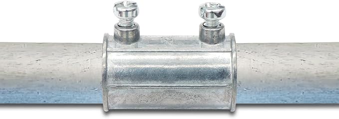 30 Pieces EMT Conduit Set Screw Connectors, 1/2 Inch Zinc Die Cast Electrical - Image 4