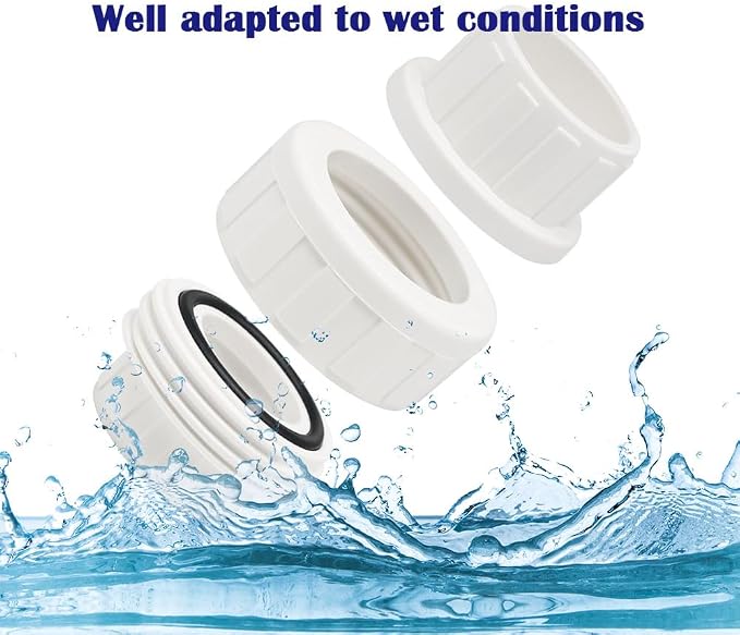 4PCS 1 Inch Slip PVC Union Coupling Pipe Fittings Socket to Socket 1" PVC Union - Image 4