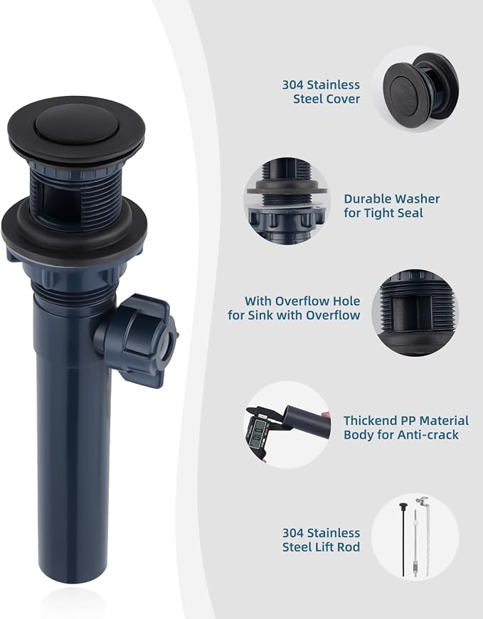Bathroom Sink Drain Stopper - Image 3