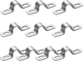 U-Tube Strap Clamp, 2 Hole, ID 1/2 Inch | Stainless Steel-304, Heavy Duty by Choosewhatyouneed