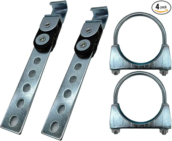 4 Pieces Swivel Style Exhaust Hanger by HAOXAOON