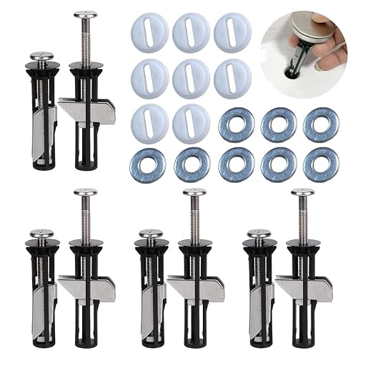 MUU Universal Toilet Seat Bolt kit, Quick Release, Toilet Cover Maintenance by MUU