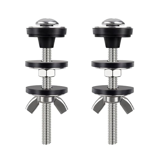 2 Pcs Toilet Tank Bolts Replacement Kit Toilet Tank to Bowl Bolts Heavy Duty by Unknown