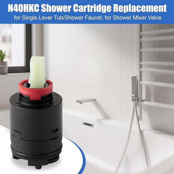 N40HKC Shower Cartridge Replacement, 40 mm Tub/Shower Faucet Cartridge - Image 3