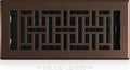 Decor Grates Metal Oriental Decorative Air Vent Cover 4x10 Floor Register – by DecorGrates