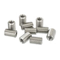 10Pcs Thread Adapter Sleeve Reducing Nut, M8 M to M6 F, 15mm Length | M8 x 1.25 by HIPICCO