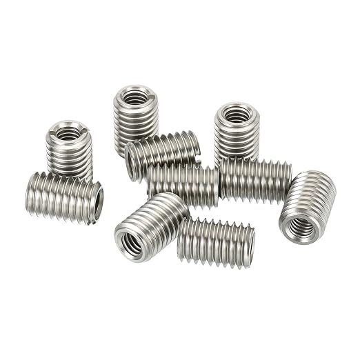 10Pcs Thread Adapter Sleeve Reducing Nut, M12 M to M6 F, 15mm Length | M12 x by HIPICCO