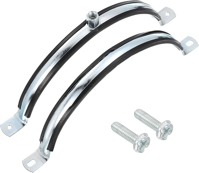 uxcell 2 Pcs Adjustable Pipe Bracket Clamp - Image 3