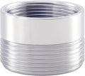 Faucet Adapter, Female 3/4"-27 TPI to Male 55/64"-27 TPI | Chrome Brass Faucet by XNTONG