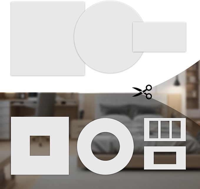 6 Pcs Self-Adhesive Ceiling Cover Plate Wall Outlet Hole Stickers | 5x3 in - Image 4