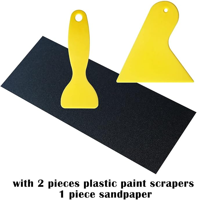 6 Inch Drywall Repair Patch and Grit Sandpaper Scraper kit - Image 8