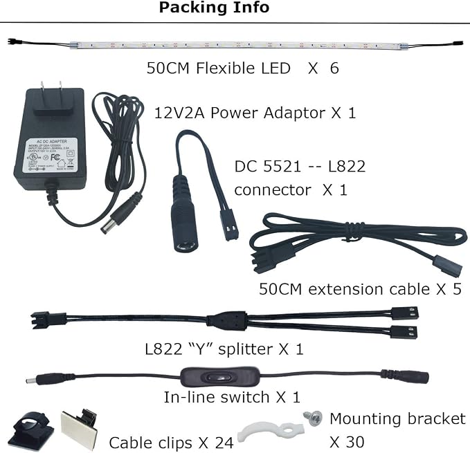 Under Cabinet Light, 1800 Lumen, Daylight 5000K. Suitable - Image 2