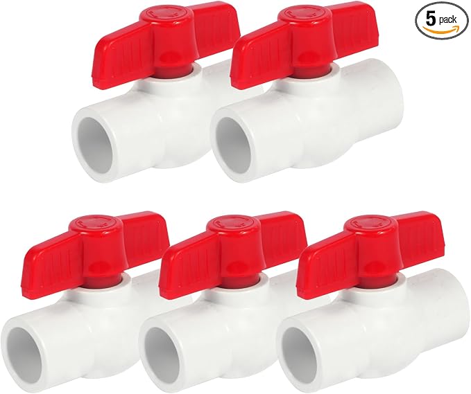 1/2'' PVC Ball Valves, Water Shut Off Valves, 1/2 inch Ball Valves Slip by YADIAN