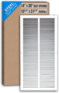 Fits 14x30 Duct Opening | Steel Return Air Grille by Handua | Vent Cover Grill by Handua