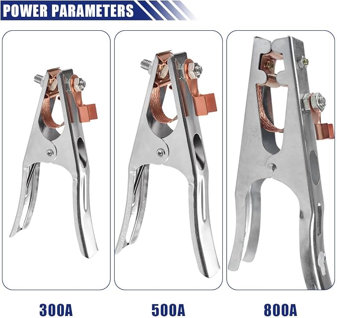 2PCS 300A Welding Ground Clamp, Manual Welder Electrode Clamp, Welder Ground - Image 5