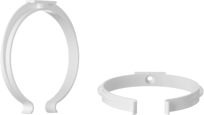 5 Inch Plastic Pipe Clamp Holder Brackets 2 Pack – Wall and Ceiling Mount Air - Image 6