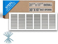 Fits 30x10 Duct Opening | Steel Return Air Grille by Handua | Vent Cover Grill by Handua