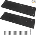 2 Pcs 15.7"x 5" Straight Steel Flat Plate|0.12" Thick Mending Plates | by Unknown