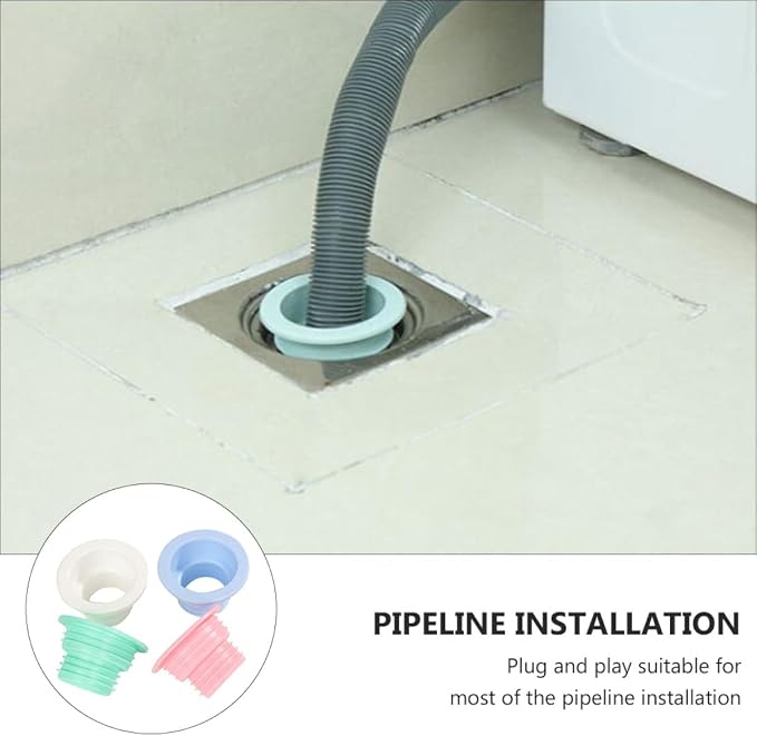 jojofuny 40pcs Drain Seal for Washing Machine and Bathroom Floor Drains Elastic - Image 6