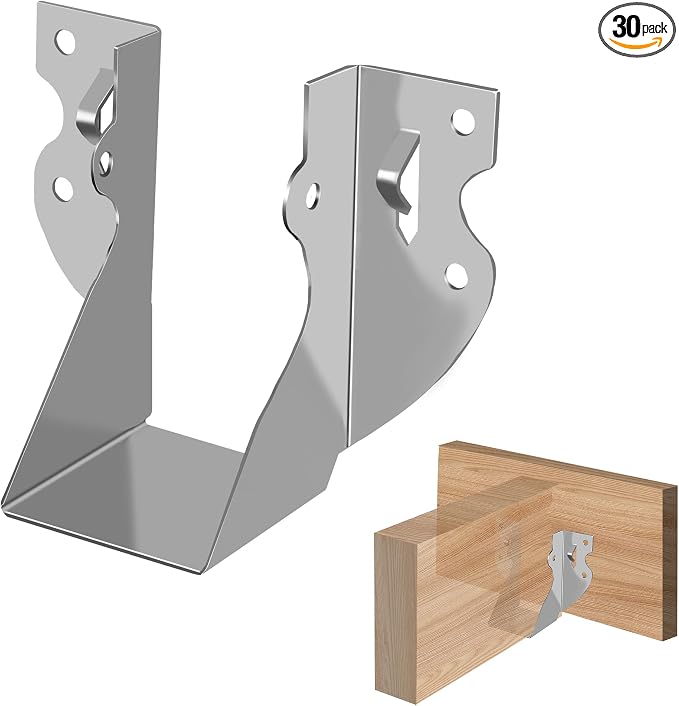 Calvana 2x4 Brackets for Wood, Joist Hangers, Rafter Brackets, Versatile Rafter by Calvana
