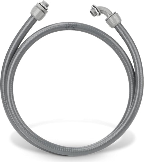1/2 Inch 6 ft Liquid Tight Conduit Kit, Flexible Electrical Conduit Kit | by HOXHA