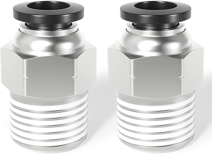 TAILONZ PNEUMATIC Male Straight 6mm Tube OD x 1/4 Inch NPT Thread Push to - Image 8