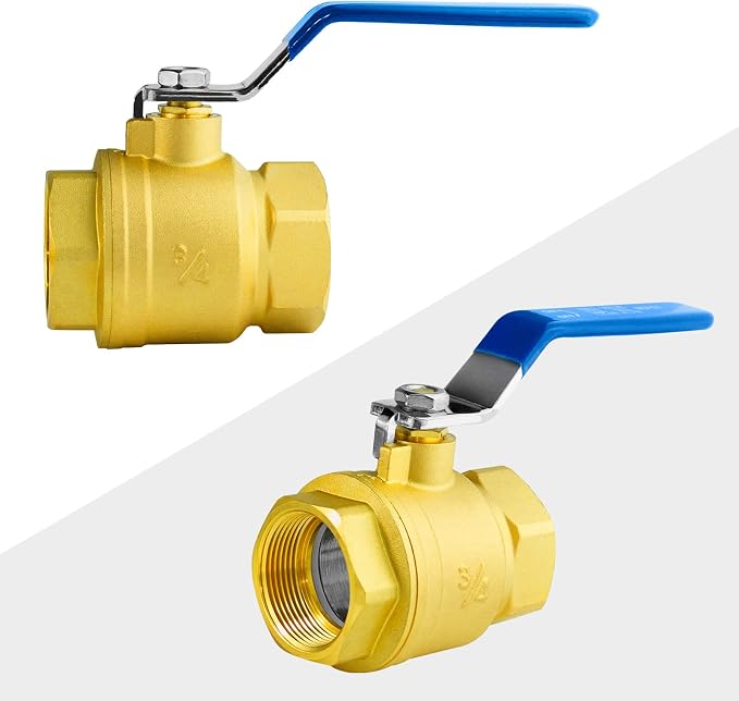 WiseWater 3/4" NPT Full Port Brass Ball Valve, UPC Certified, 600 WOG, Plumbing - Image 8