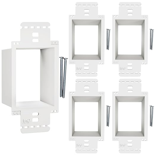 BWP 5 Pack Electrical Outlet Box Extender 1 Gang by BWP