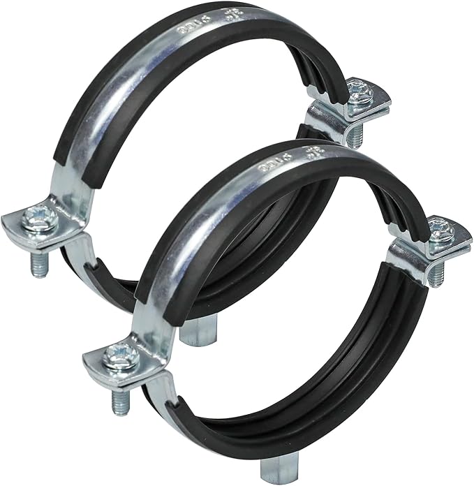 AKIHISA 5 PCS Split Ring Pipe Hanger Heavy Duty Adjustable Pipe Bracket Clamp - Image 3
