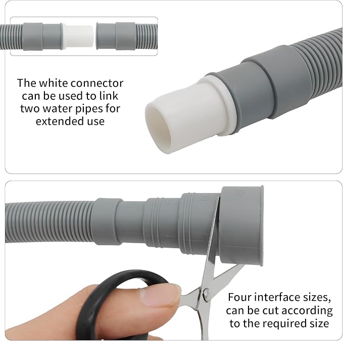 13ft Universal Washing Machine Drain Hose Extension Kit - Image 3