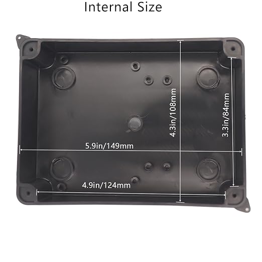 Junction Box, Reserved Holes Electrical Boxes Waterproof IP65 ABS Plastic - Image 5