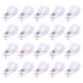 Swpeet 60 Pack White 3/4 Inch Nylon Plastic R-Type Cable Clips Clamp Kit by Swpeet