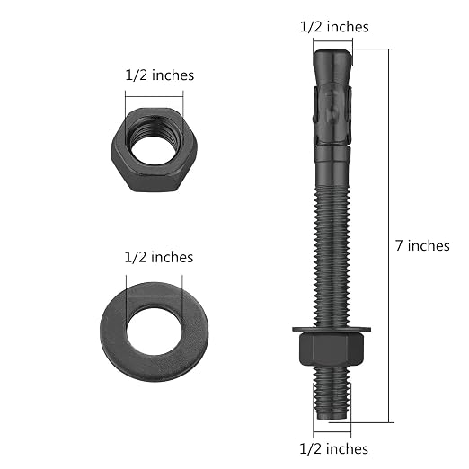 Wensilon 30Pcs 1/2x7 Inch Standard Fasteners - Image 5