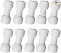 Food-Grade Quick Connector Push-In Tube Fitting 3/8 inch Tube OD to 3/8 inch by Unknown