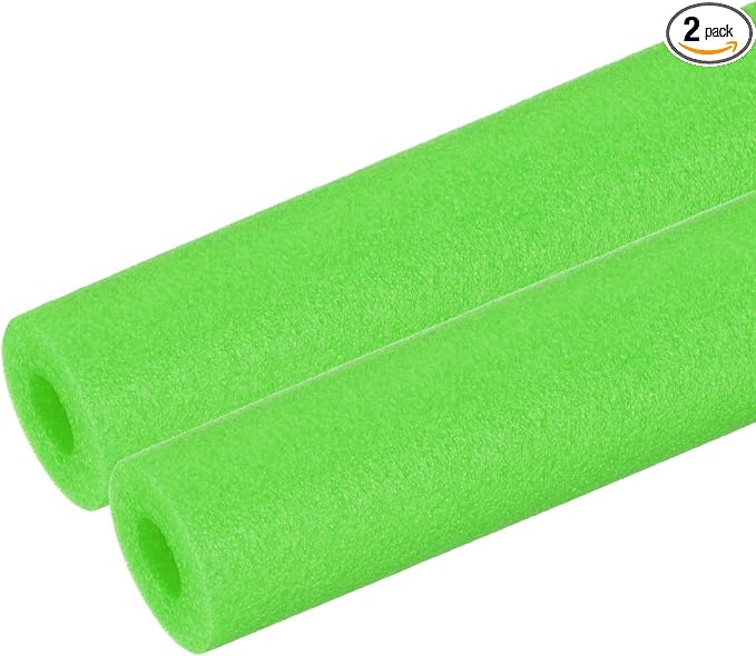 PATIKIL Pipe Insulation Foam Tube Foam Pipe Tubing Covers Green 2Pcs | 13/16" by PATIKIL
