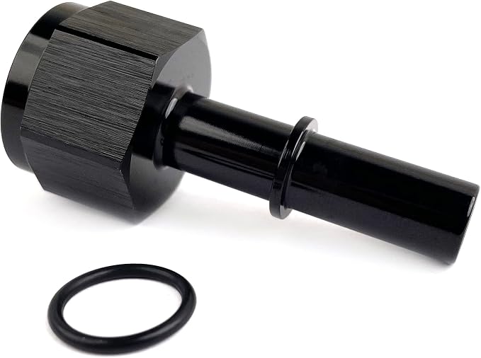 Aluminum Female 8AN Flare to 3/8 SAE Quick Disconnect Push-On EFI Hose Fitting by Unknown