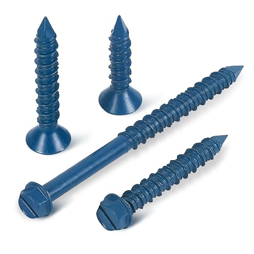 3/16" x 1" Concrete Screws, for Masonry, Brick or Stucco - Image 3