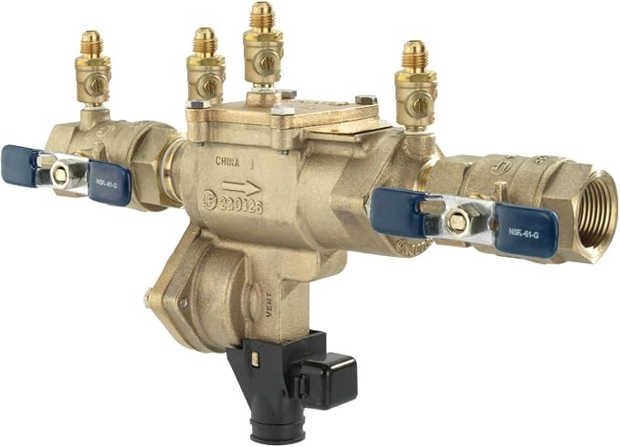 Febco LF860 RPZ Backflow Preventer Assembly, Lead-Free Bronze, 3/4" NPT by Febco