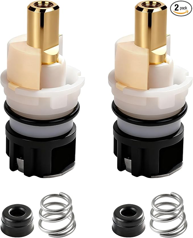 2 Pack RP25513 Faucet Cartridge Fits Delta 2 Handle Faucet Repair Kit | Faucet by Unknown