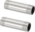 PATIKIL 304 Stainless Steel Pipe Fitting, 2 Pack 3/4" BSP Male x 3/4" BSP Male by PATIKIL